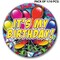 Party Time Skate Themed Button - It's My Birthday 2 1/4 inch | Event decorations | RAHEEV®